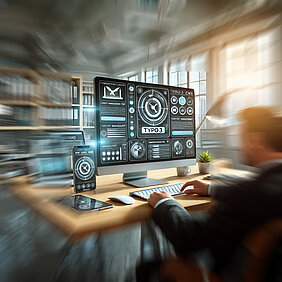 Computer-Monitor, grafische Oberfläche, Datenvisualisierung, Business Intelligence