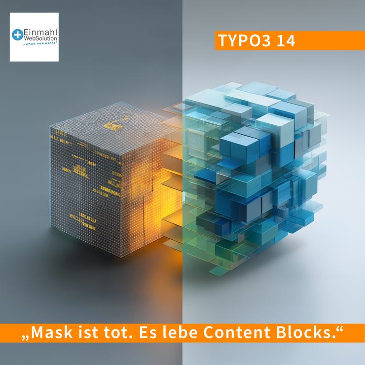 Mask wird eingestellt – Content Blocks als Zukunft in TYPO3 14